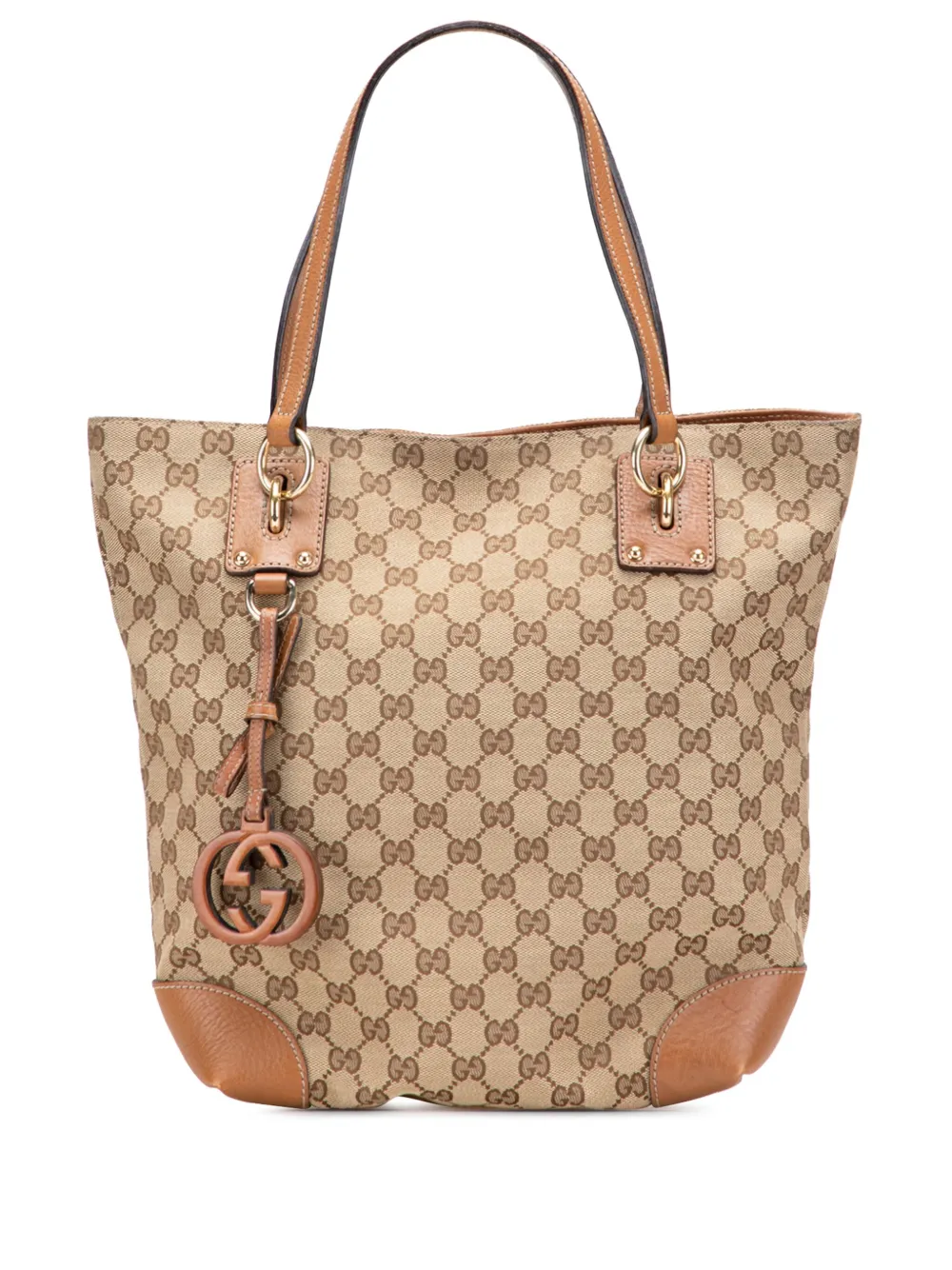 Gucci Pre-Owned 2000-2015 GG Canvas GG Charm tote bag | Brown | Image 1