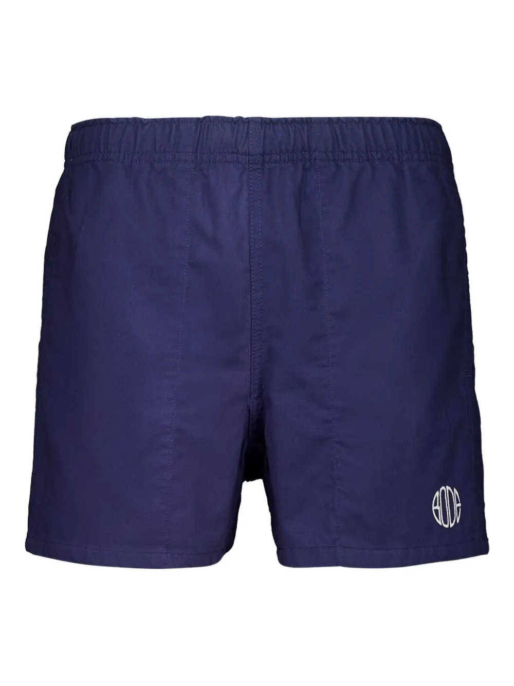 BODE embroidered deck shorts Blauw
