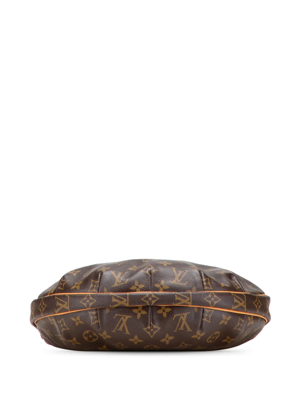 Pre-owned Louis Vuitton 2003 Monogram Croissant Mm Hobo Bag In Brown