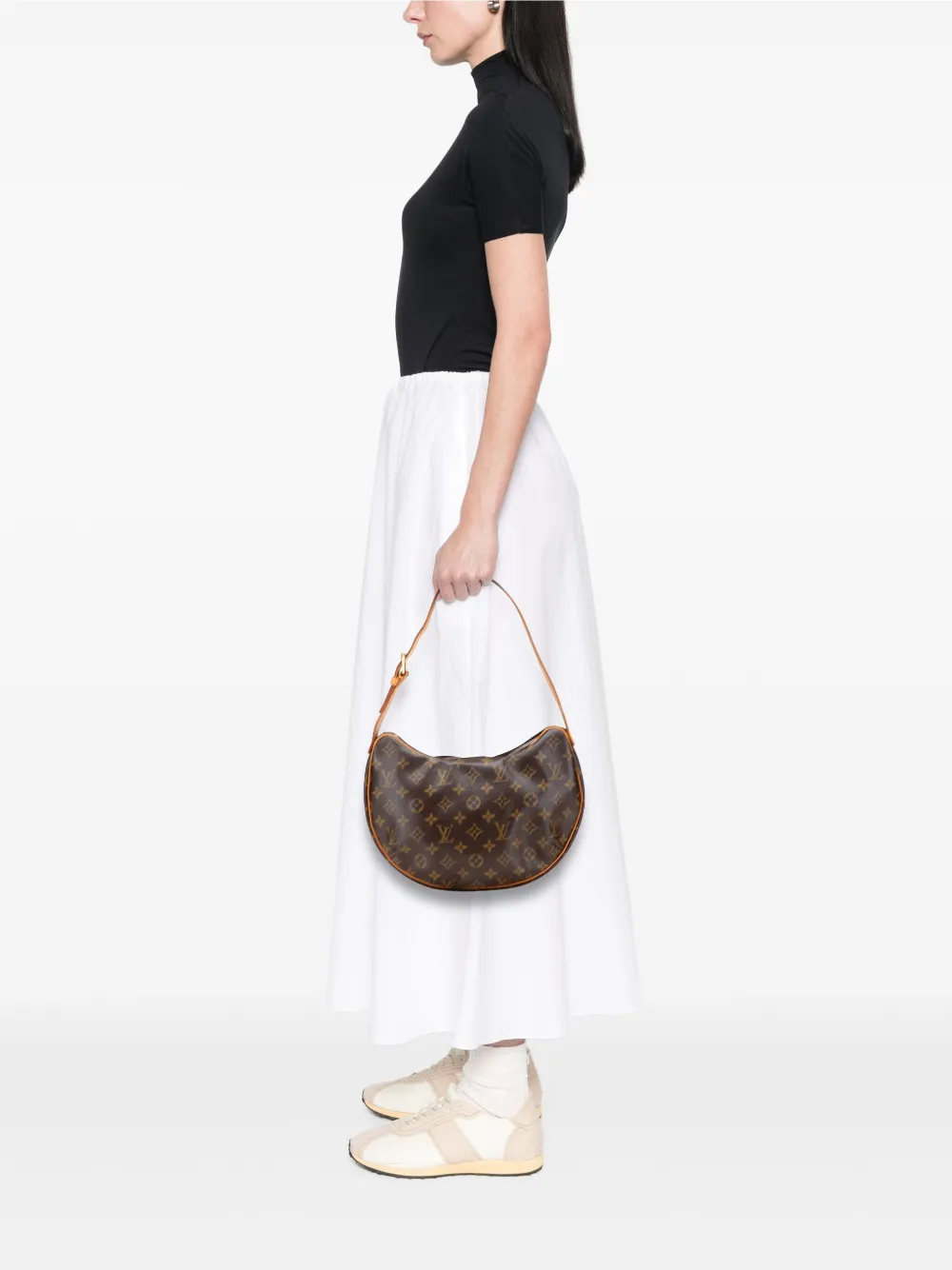 Louis Vuitton Pre-Owned 2003 Monogram Croissant MM hobo bag | Pre-Owned | Image 2