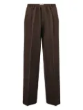 Cellar Door Ezio elasticated-waistband trousers - Brown