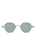 Lindberg 8212 geometric-frame sunglasses - Black