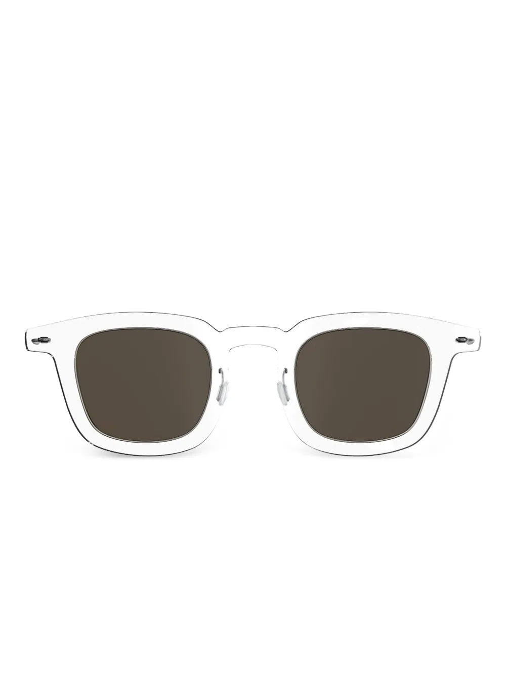 Lindberg square-frame sunglasses | Grey | Image 1