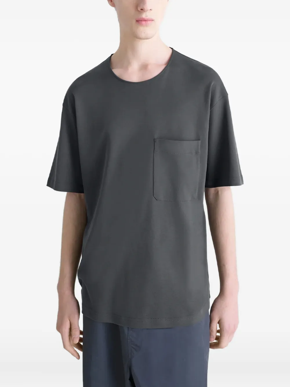 LEMAIRE patch-pocket T-shirt Grijs