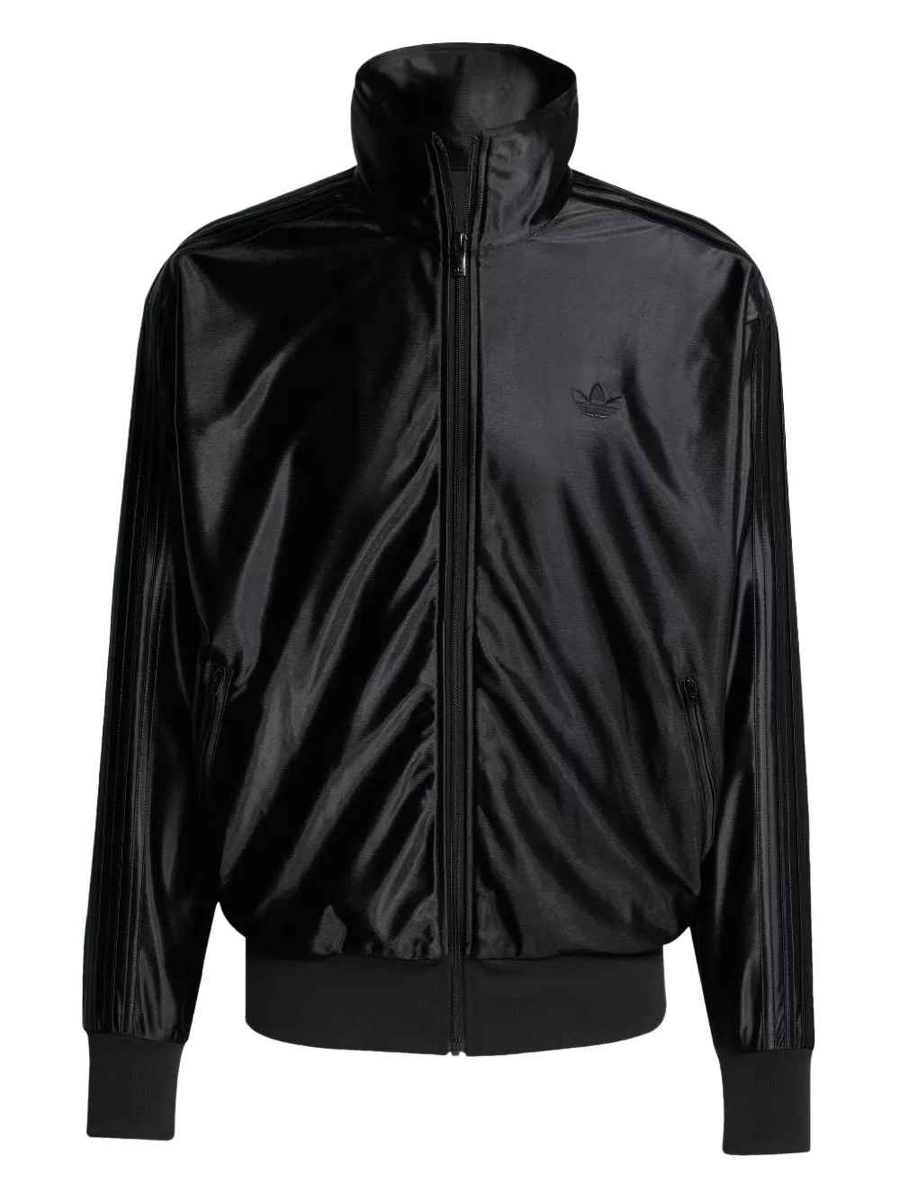 adidas 3 stripes- detail jacket | Black | Image 1