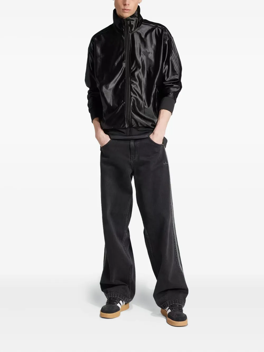 adidas 3 stripes- detail jacket | Sport Jackets & Windbreakers | Image 2