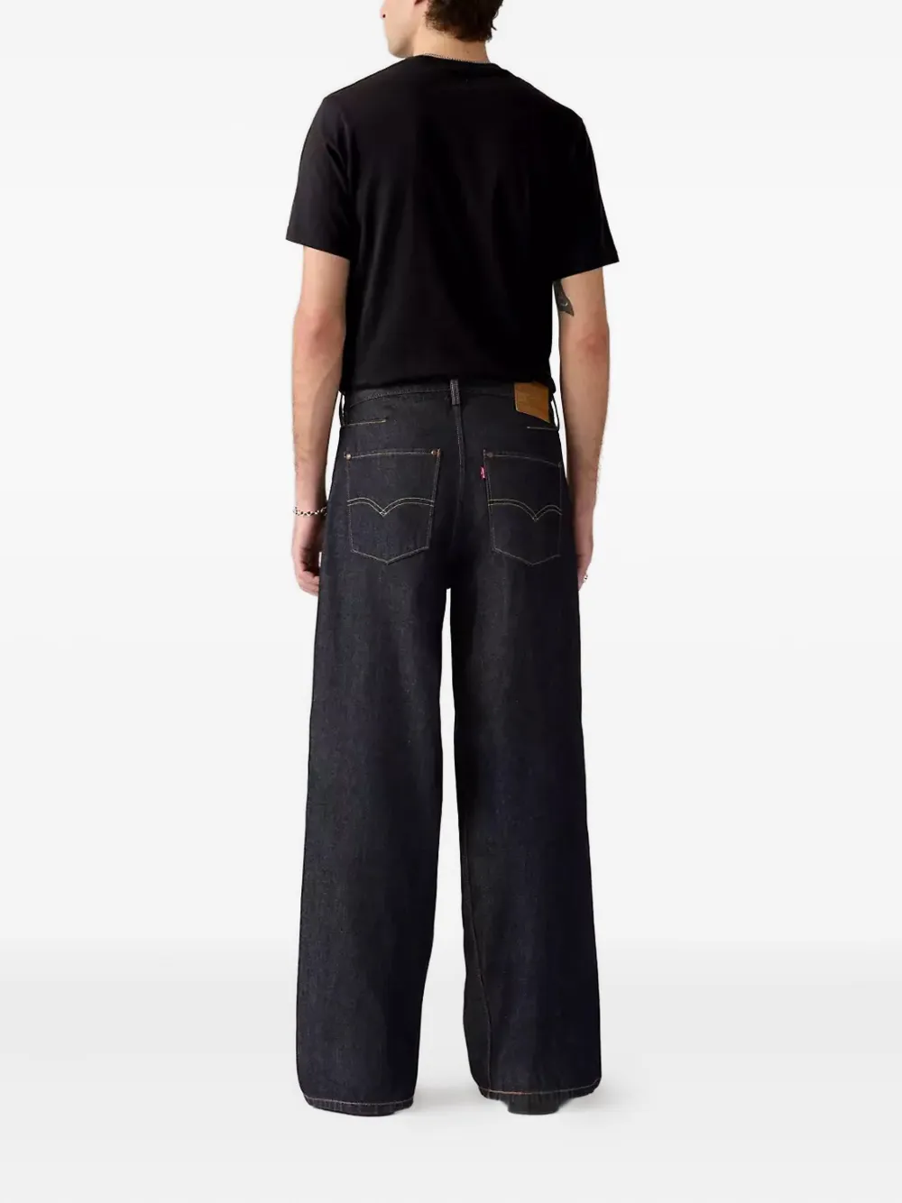 Levi's belted wide-leg jeans TWIST AND SEW BLUE
