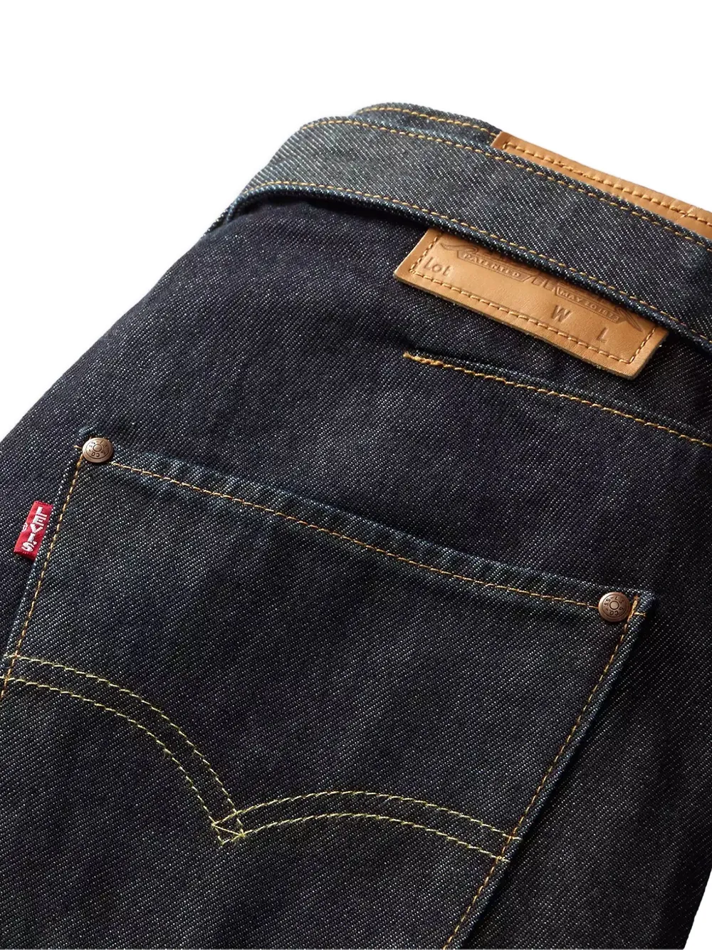 Levi's belted wide-leg jeans TWIST AND SEW BLUE