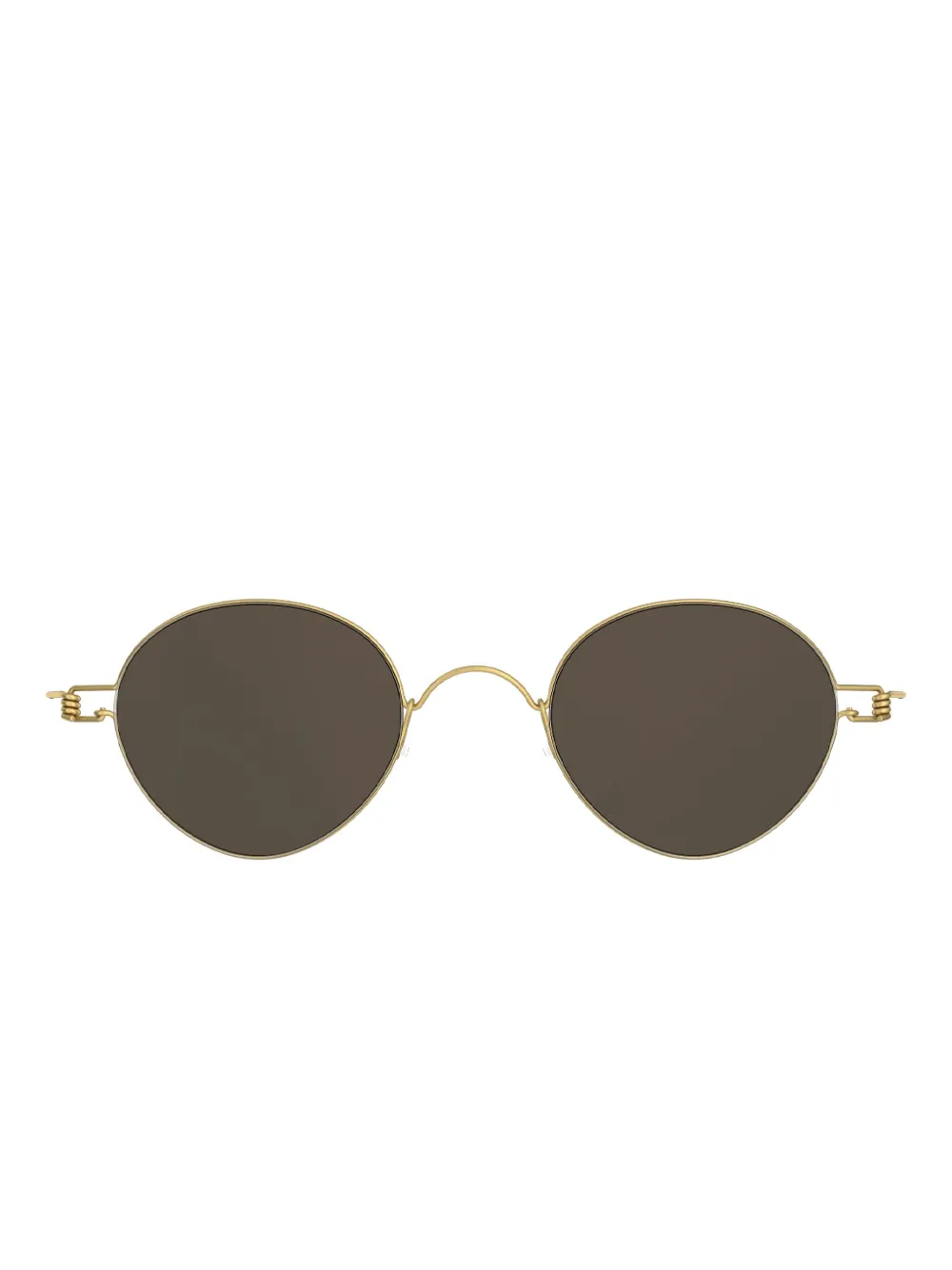 Lindberg round-frame sunglasses Goud