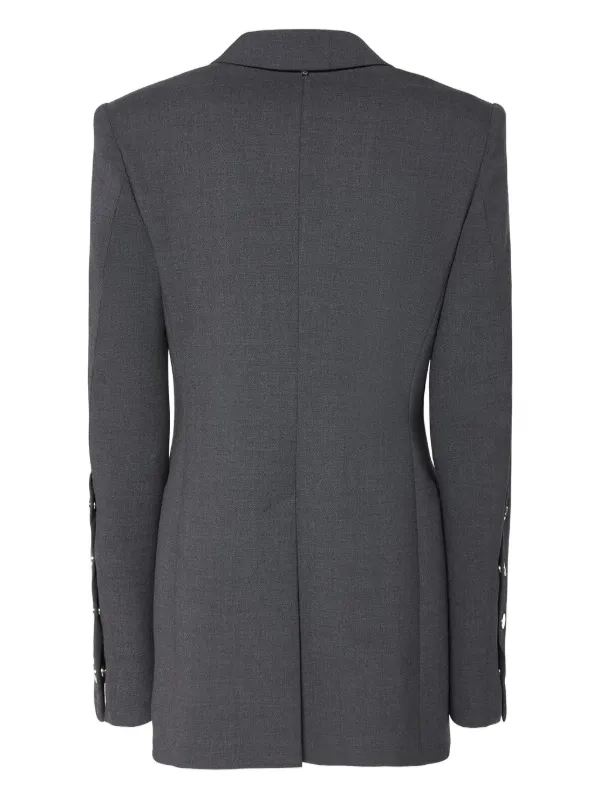 Sportmax button-cuff single-breasted Blazer | Grey | FARFETCH JO Sportmax button-cuff single-breasted Blazer | Grey | FARFETCH JO