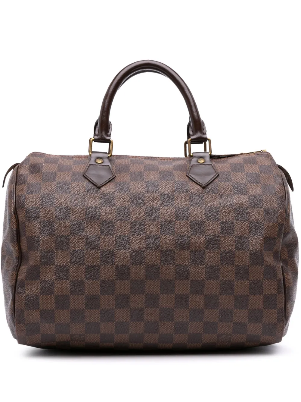 Louis Vuitton Pre-Owned 2010 Damier Ebene Speedy 35 boston bag | Brown | Image 1