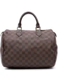 Louis Vuitton Pre-Owned 2010 Damier Ebene Speedy 35 boston bag - Brown