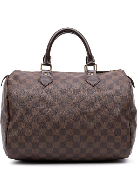 Louis Vuitton Pre-Owned 2010 Damier Ebene Speedy 35 boston bag
