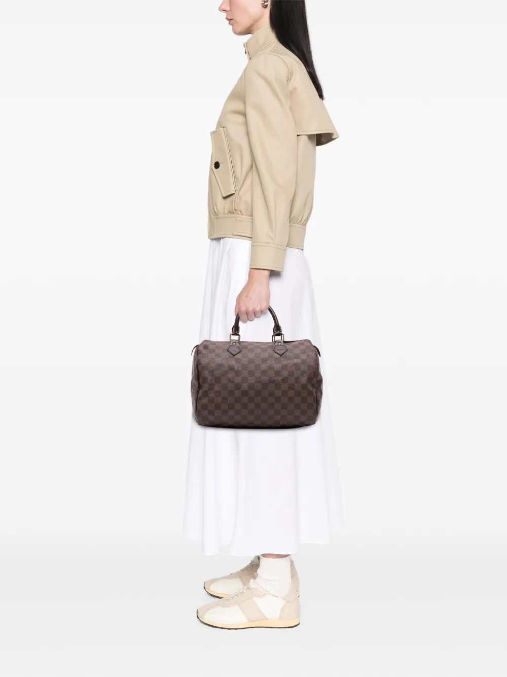 Louis Vuitton Pre-Owned 2010 Damier Ebene Speedy 35 boston bag | Pre-Owned | Image 2