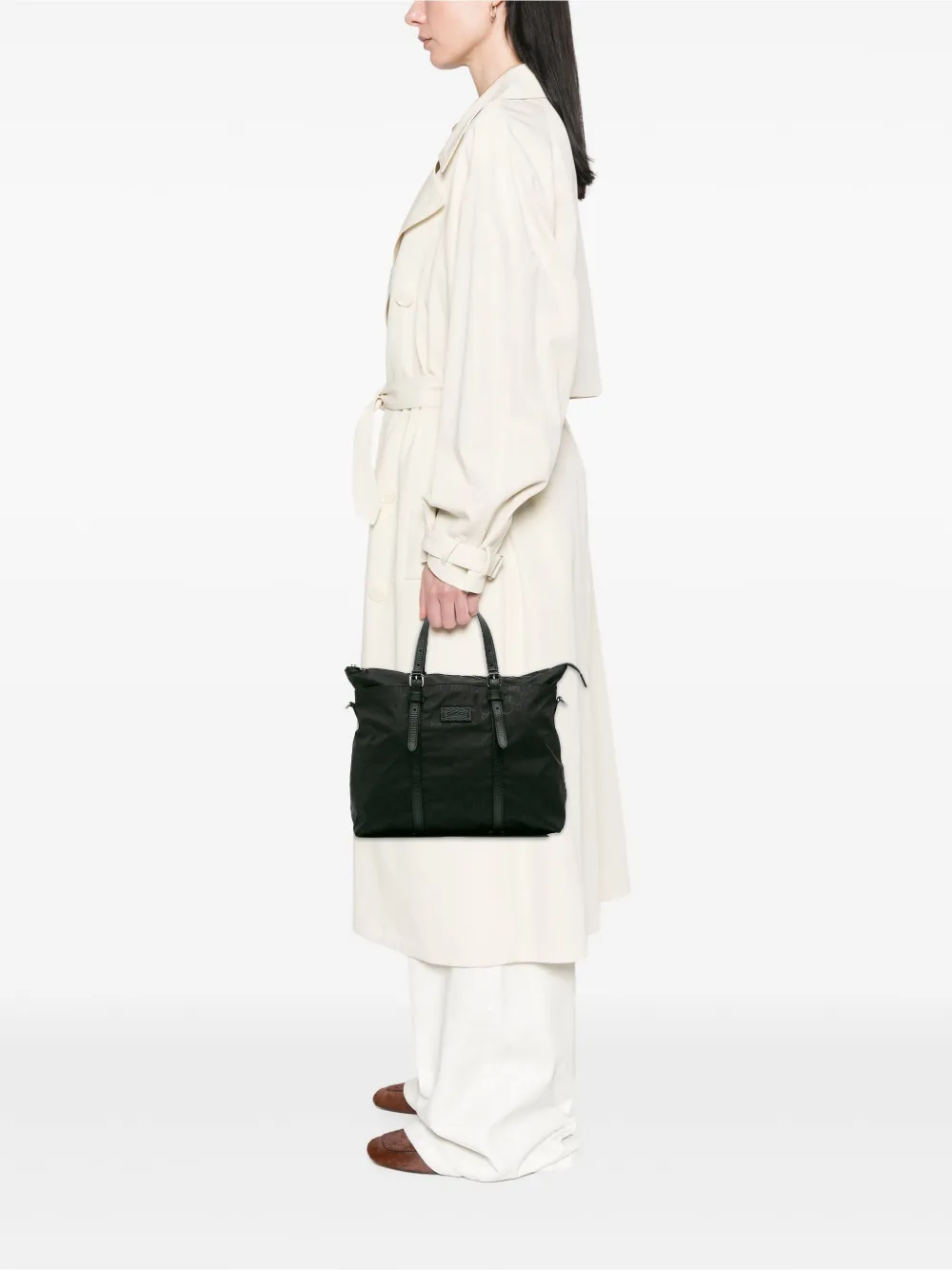 Gucci Pre-Owned 2000-2015 GG Nylon satchel | Pre-Owned | Image 2