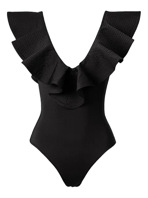 SOFIA ERHAN Stella sleeveless ruffle-detail swimsuit