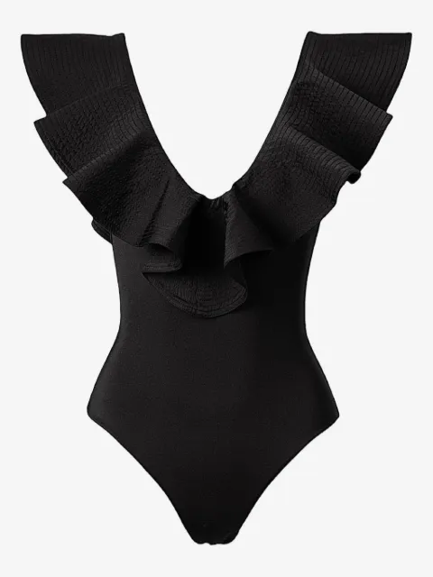SOFIA ERHAN maillot de bain sans manches Stella à volants