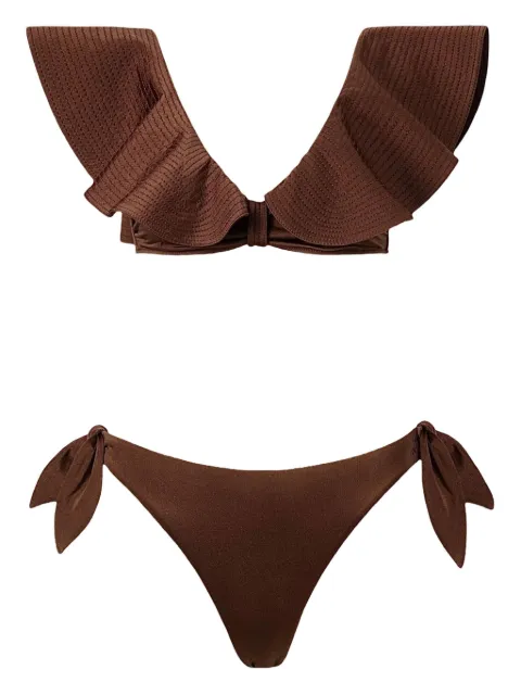 SOFIA ERHAN ruffled-trim bikini
