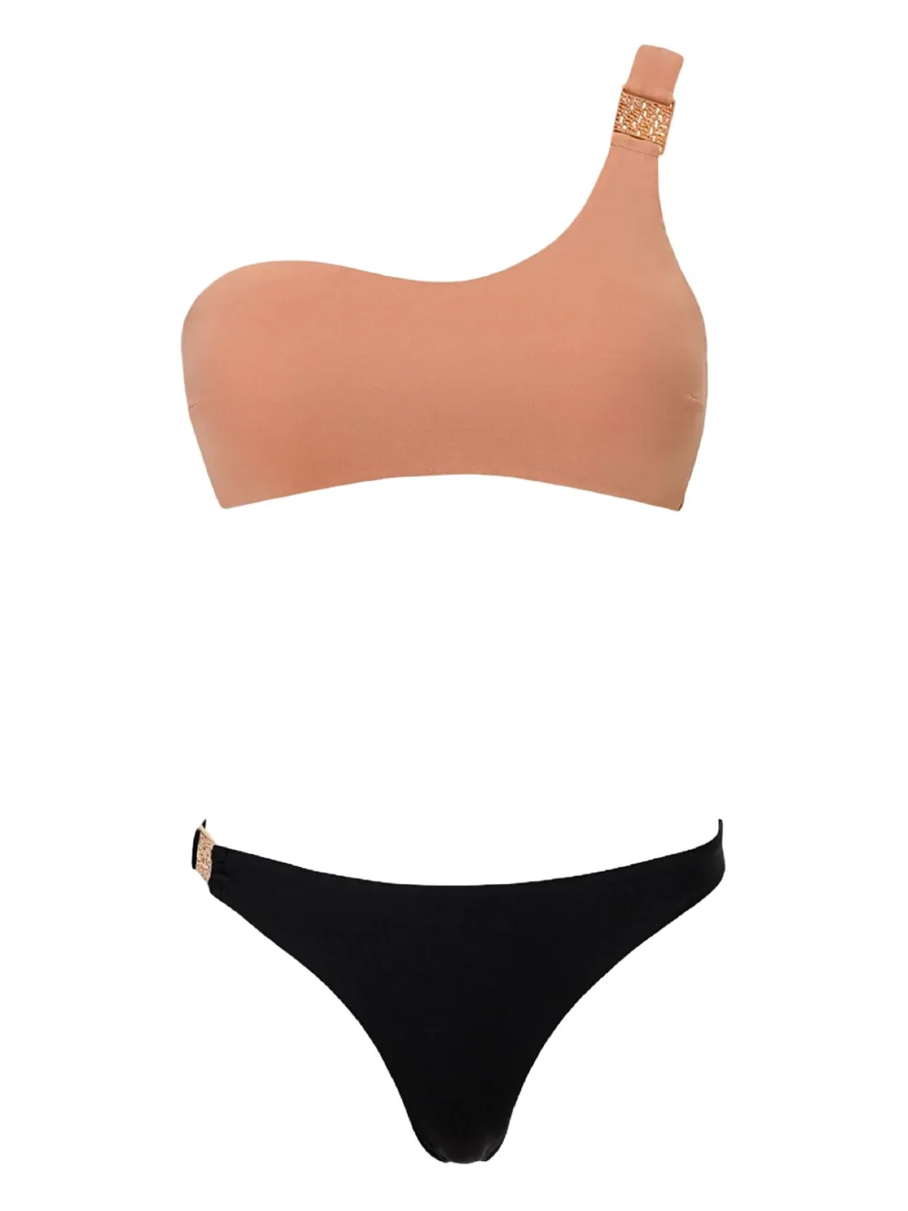 Sofia Erhan Amber One-shoulder Bikini In Multi