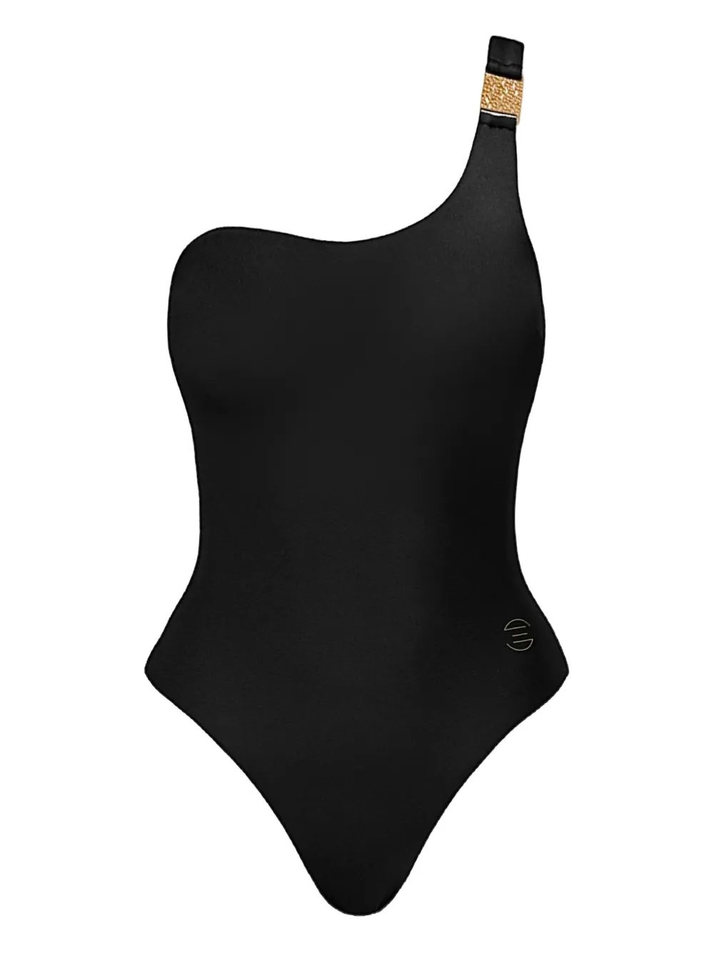 Sofia Erhan One-shoulder Swimsuit In Black