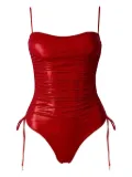 SOFIA ERHAN Lyra drwastrings swimsuit - Red