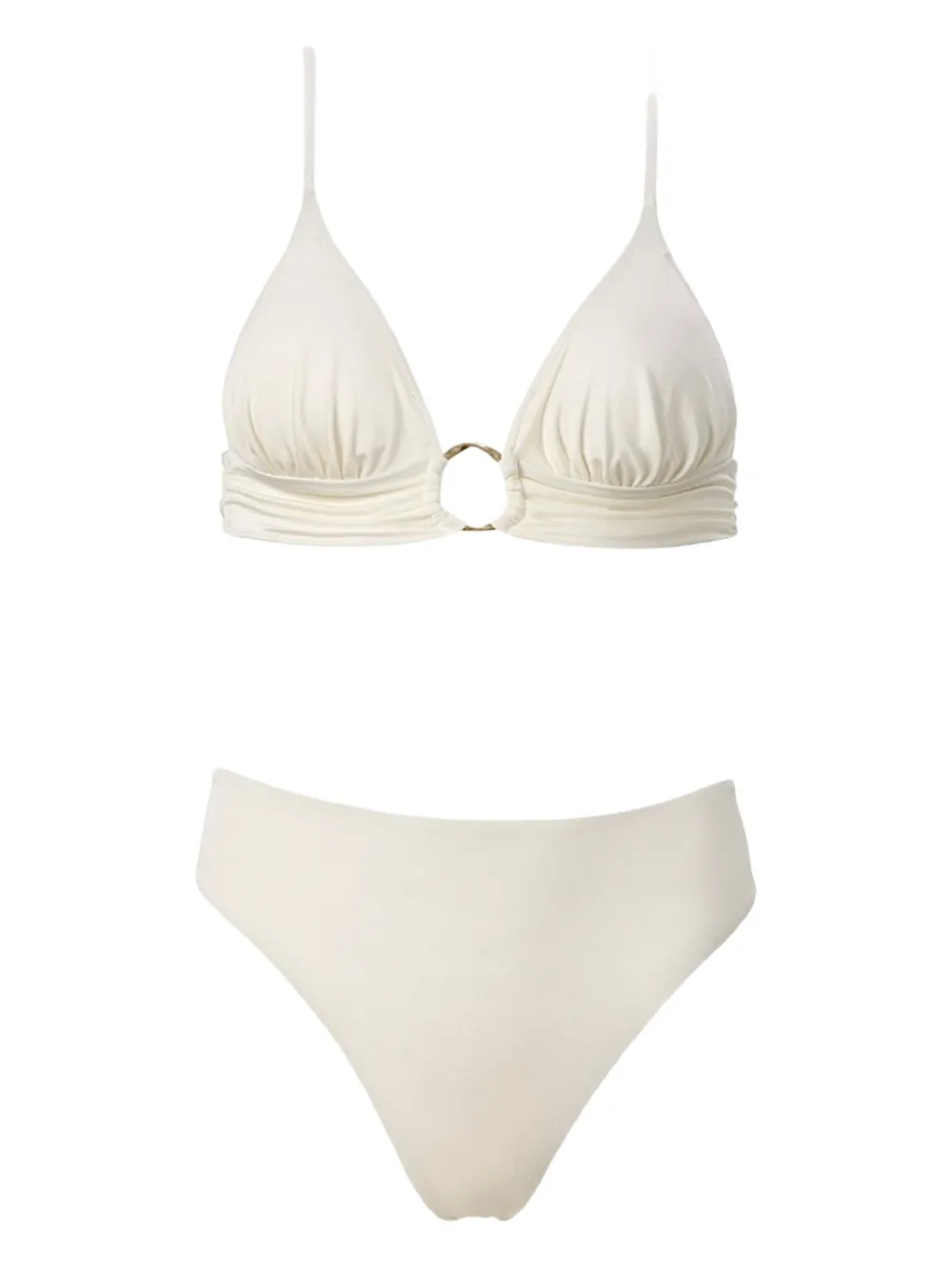 SOFIA ERHAN Chloe ring-detail bikini | White | Image 1