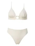SOFIA ERHAN Chloe ring-detail bikini - White