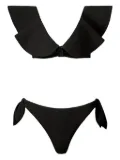 SOFIA ERHAN Marina ruffle-detail bikini - Black