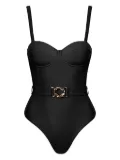 SOFIA ERHAN Olivia belted sleeveless swimsuit - Black