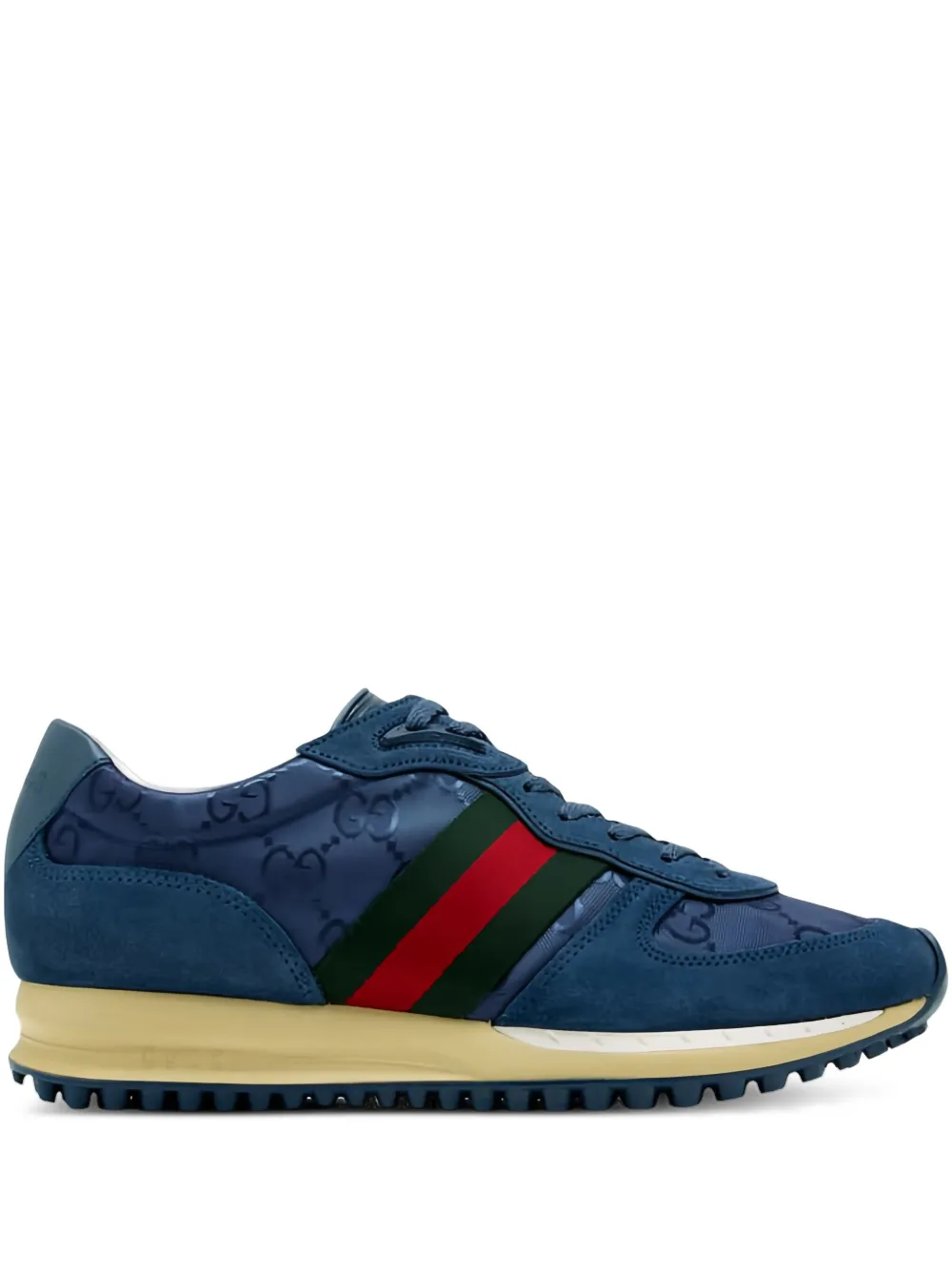 Gucci Re-Motion Sneakers mit GG - Blau