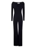 CHIARA BONI La Petite Robe twist-neck jumpsuit - Black