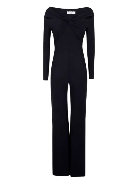 CHIARA BONI La Petite Robe twist-neck jumpsuit