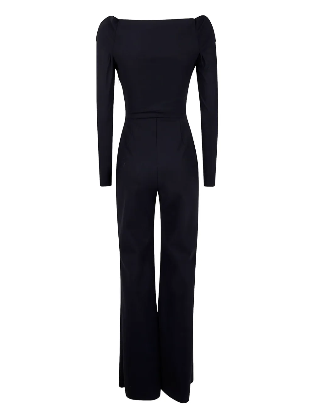 CHIARA BONI La Petite Robe twist-neck jumpsuit - Zwart