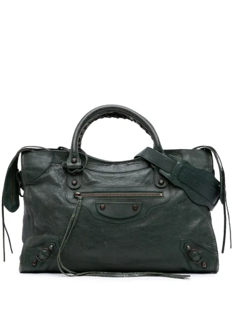 Balenciaga Pre-Owned 2012 Lambskin Motocross Classic City satchel