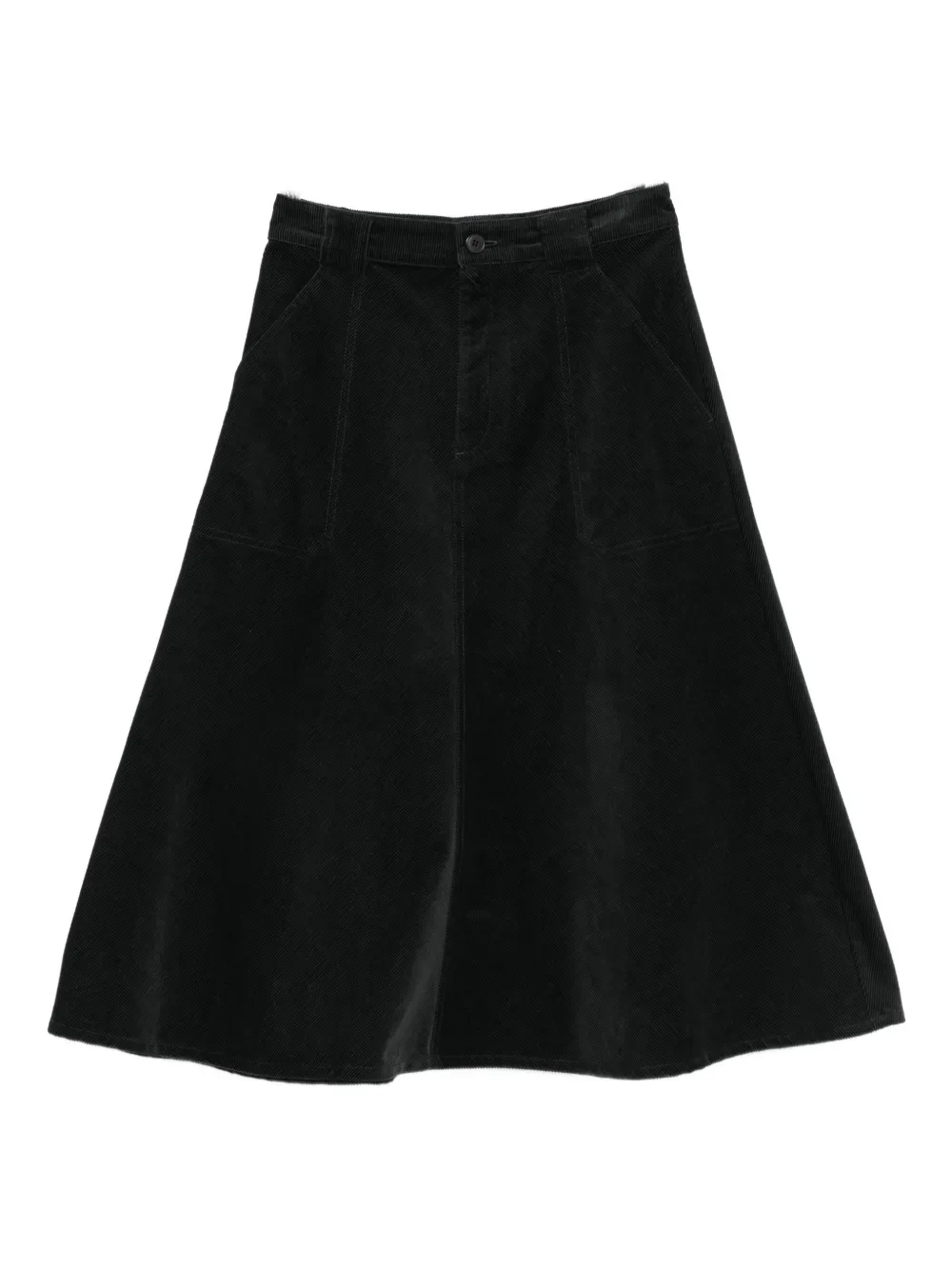 A.P.C. falda acampanada de algodón | negro | Image 1
