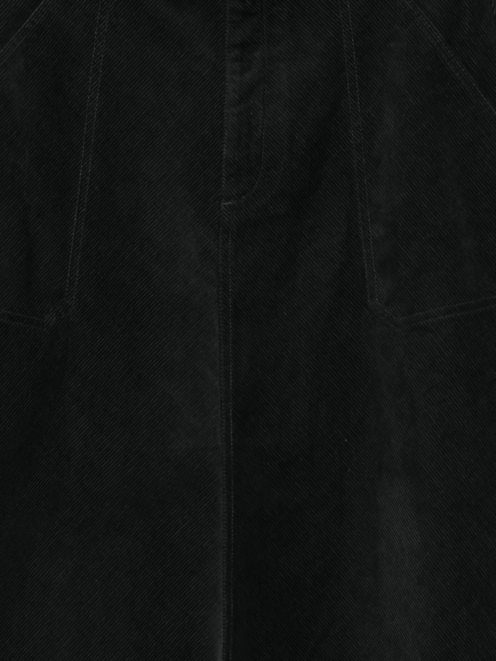 Apc Cotton A-line Skirt In Black