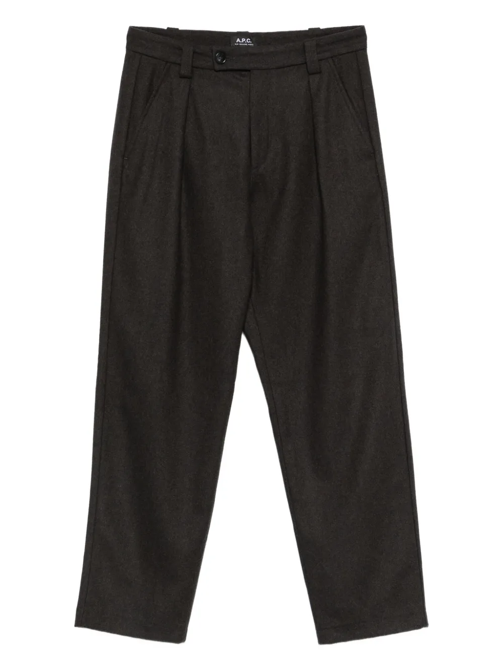 A.P.C. pleated trousers | Black | Image 1