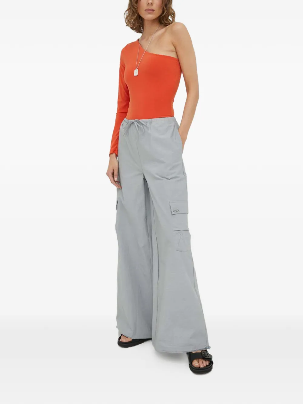  Résumé Drawstring Cargo Pants - Grey 