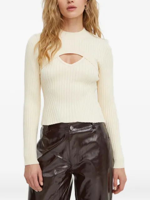 Résumé cut-out ribbed sweater 