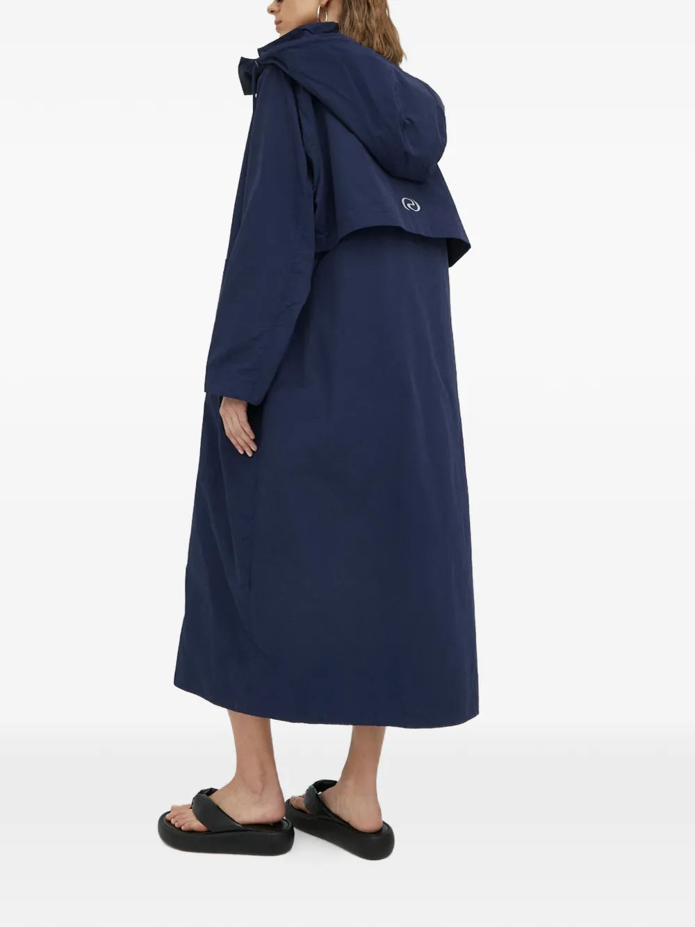 Hooded Buttoned Coat