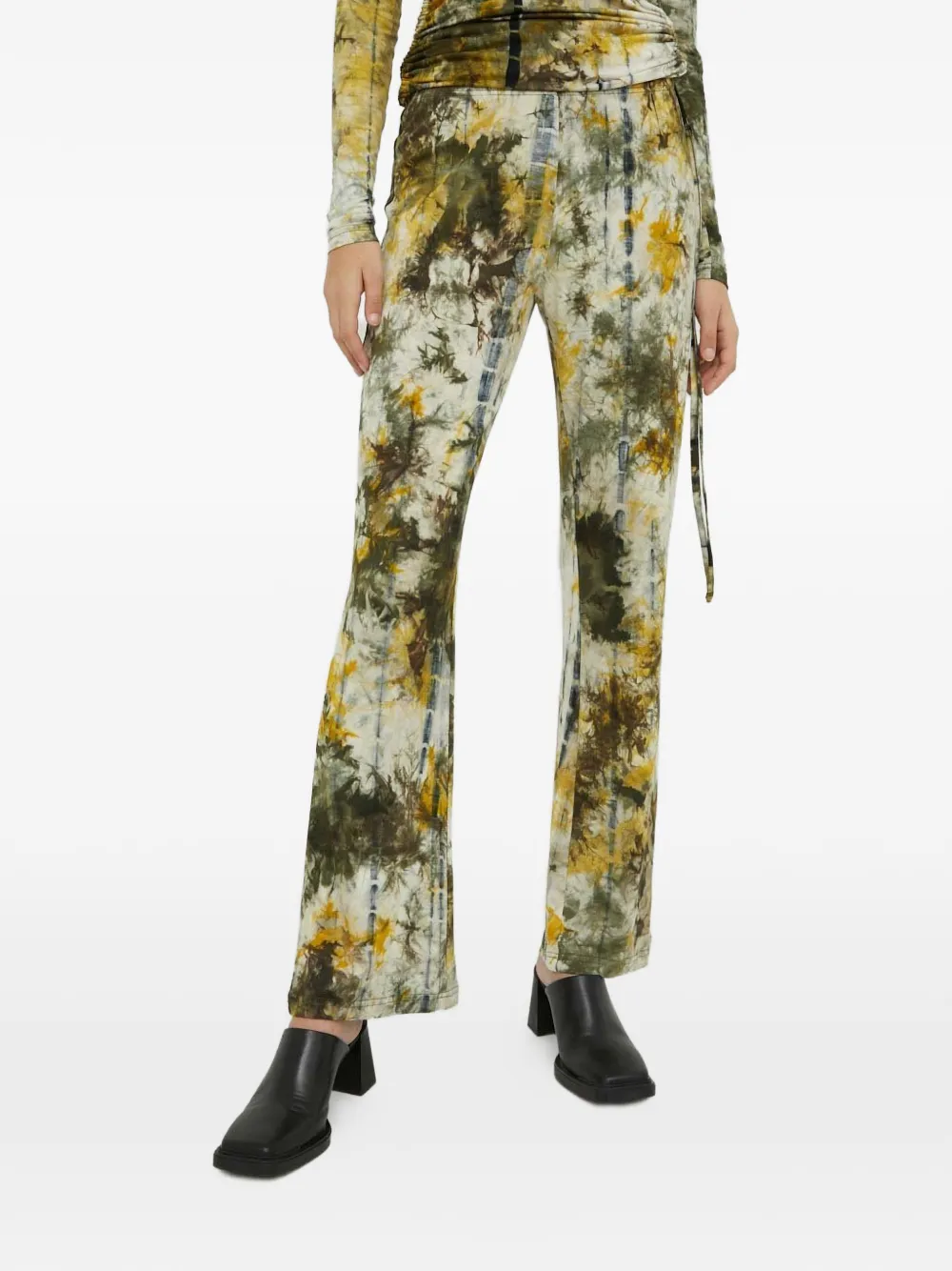 Résumé tie-dye trousers - Nude