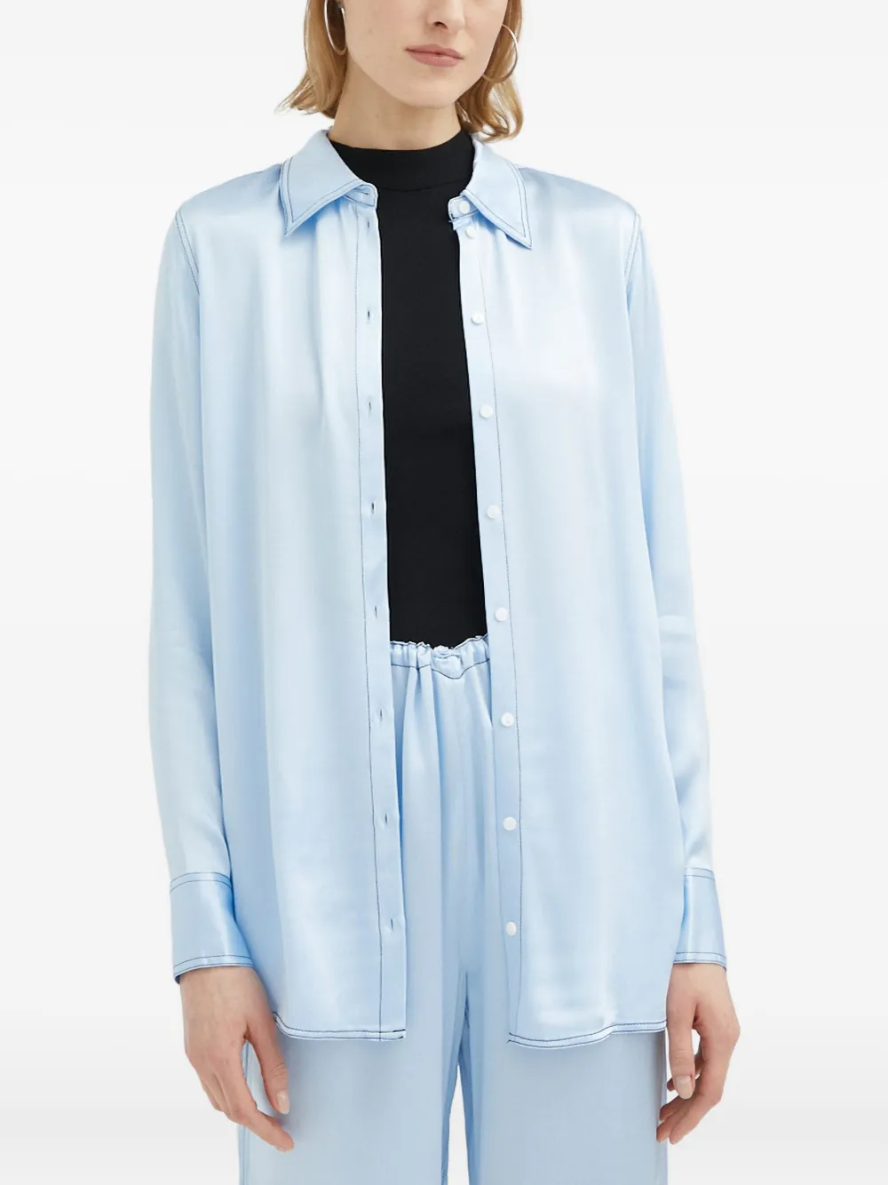 Résumé button-down shirt | Blue | Image 1