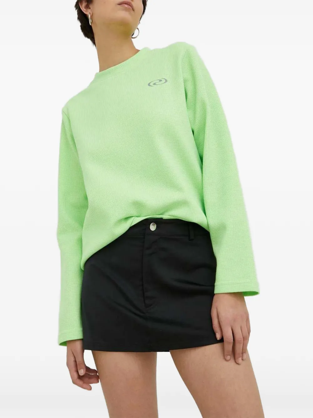 Résumé button-up mini skirt - Nero