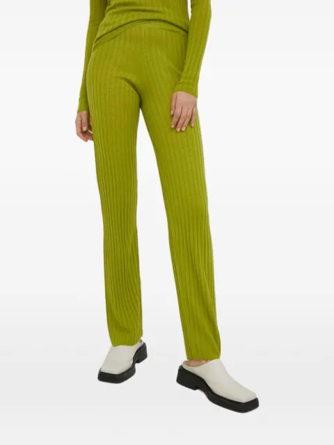 Résumé ribbed trousers