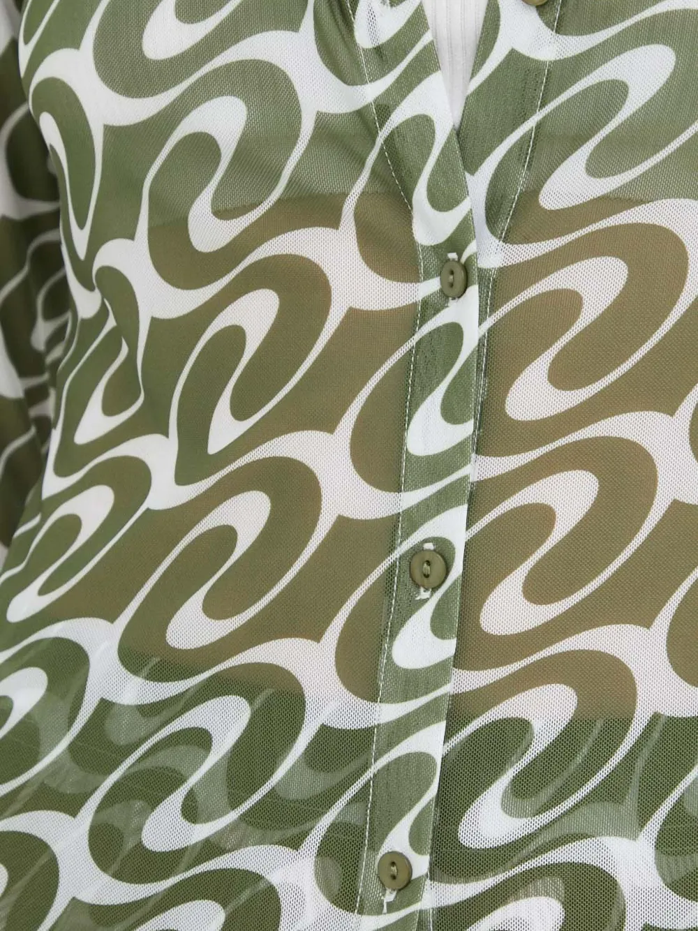 Resume Patterned Shirt In Green