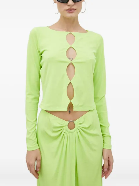 Résumé cutout long-sleeve top