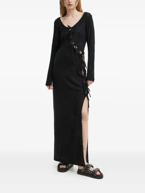 Résumé tie-detail long-sleeve dress