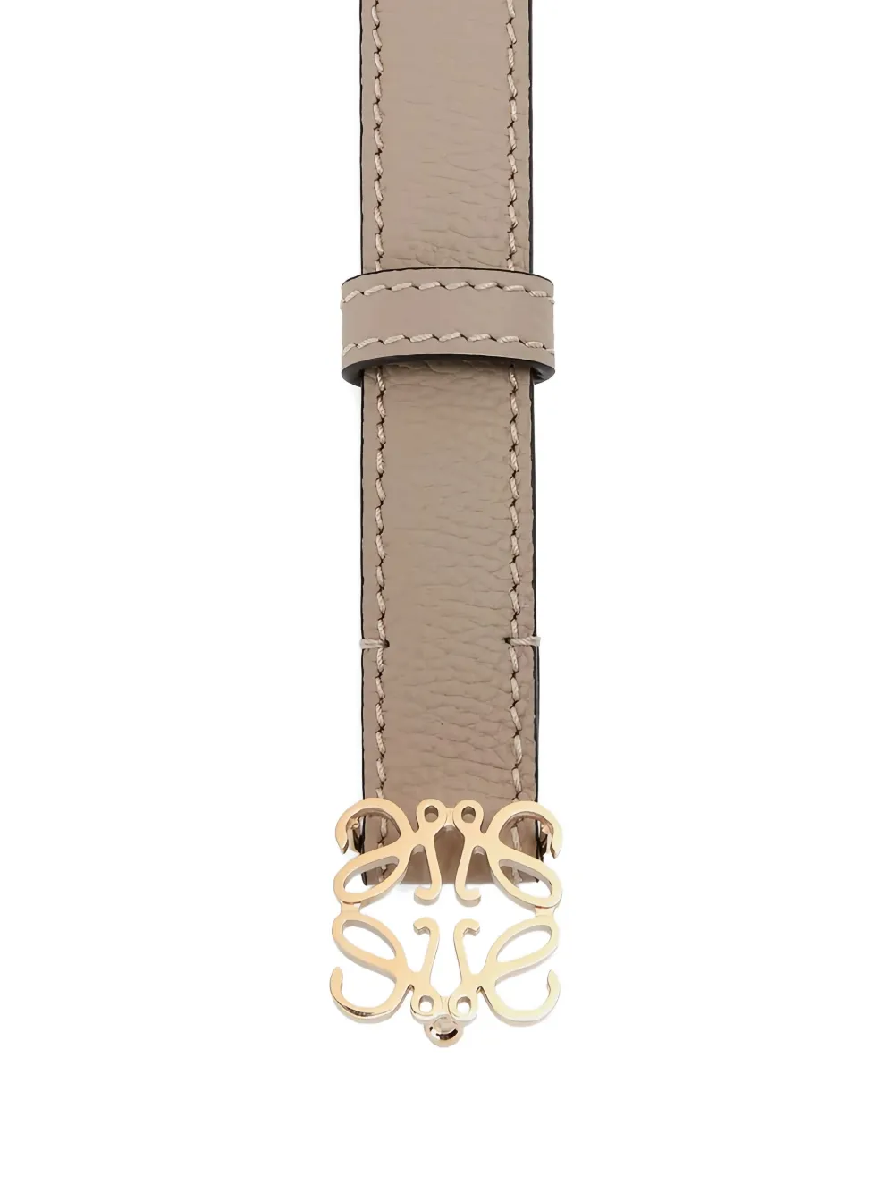 LOEWE Anagram leren riem - Bruin