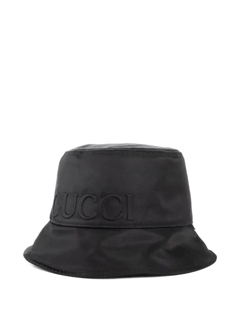 Gucci logo-embroidered bucket hat