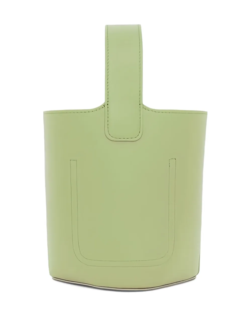 LOEWE mini Pebble calfskin bucket bag Groen
